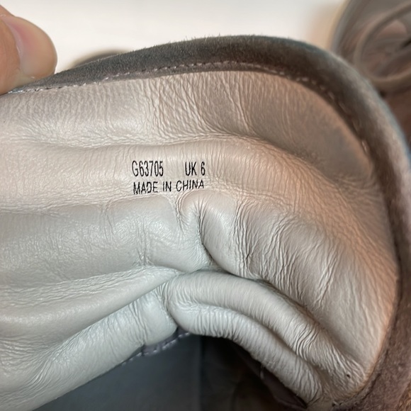 Y-3 Yohji Yamamoto Adidas Leather Wedge Sneaker US 8.5 Fur Trim Gray GUC - Picture 10 of 14